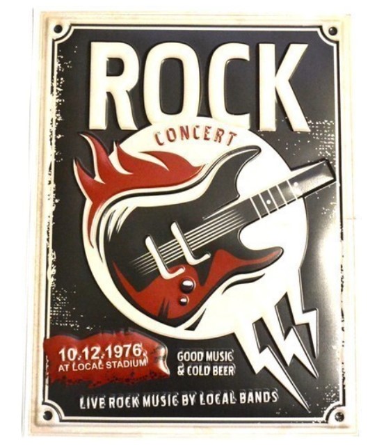 

Наклейка декоративная "Винтаж. Rock" (30x40 см)
