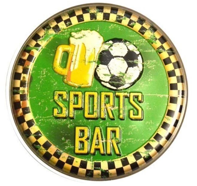 

Наклейка декоративная "Винтаж. Sports Bar" (30x30 см)