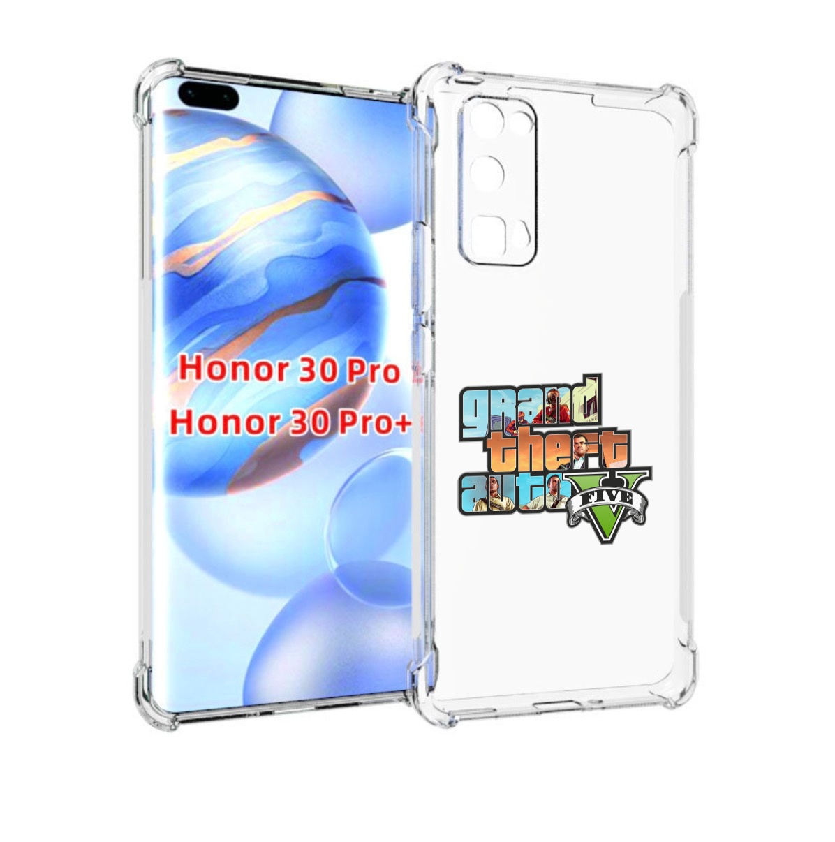 

Чехол бампер MyPads ГТА для Honor 30 Pro, Прозрачный, Tocco