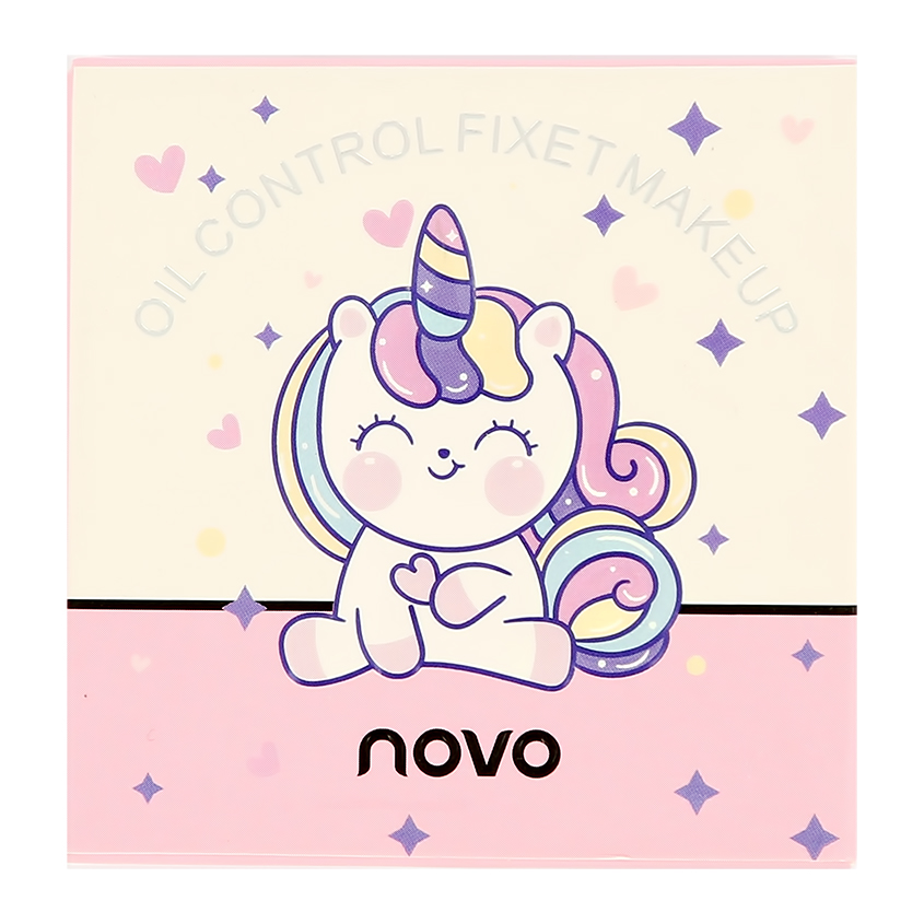 Пудра рассыпчатая для лица Novo UNICORN тон 01 румяна для лица novo pink pig тон 01