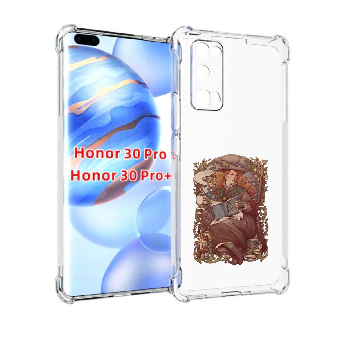 

Чехол бампер MyPads Женские_126 для Honor 30 Pro, Прозрачный, Tocco