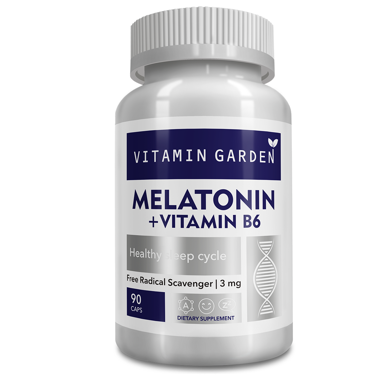 Мелатонин с витамином В6 VITAMIN GARDEN LE Melatonin + Vitamin B6 капсулы 90 шт.