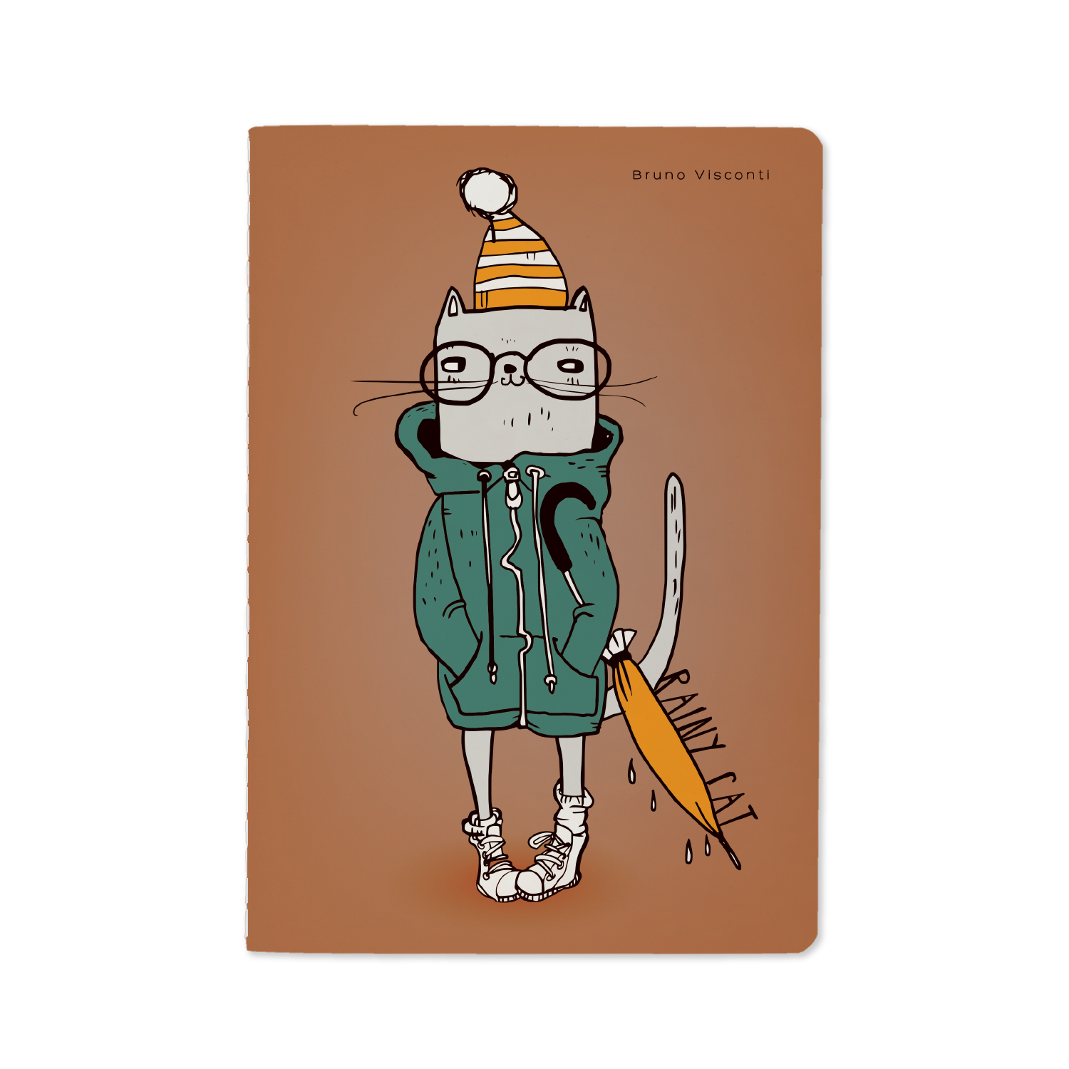 

Тетрадь общая в клетку Bruno Visconti Rainy day Cat 7-40-001/107, 40 л., 1 шт.
