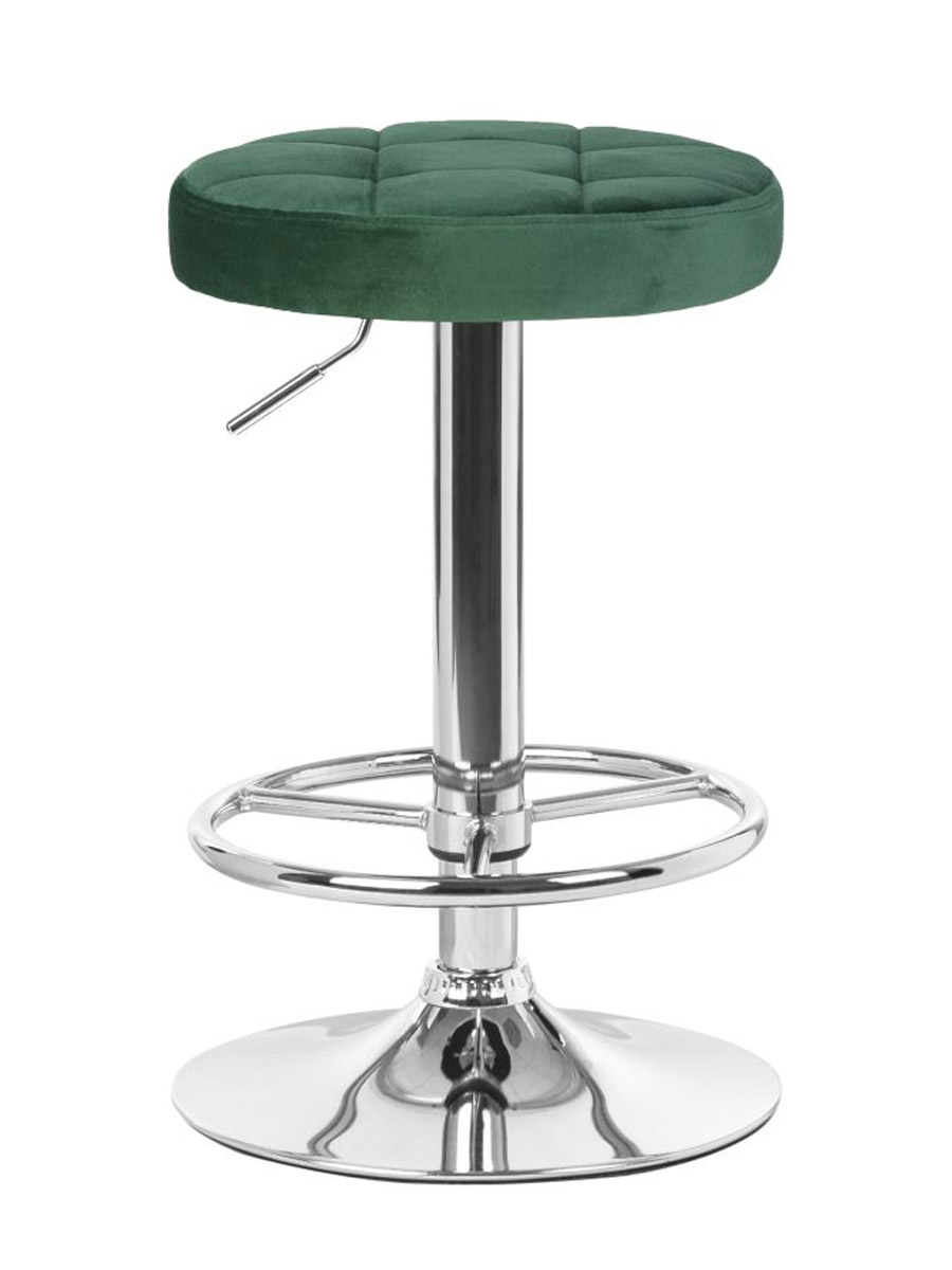 Барный стул Лого-М DOBRIN BRUNO сиденье зеленый велюр (MJ9-88),основание хром