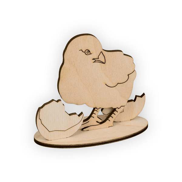 

Mr. Carving Заготовка для декорирования Птица на подставке Цыпленок ВД-531-2 9x11 см от Mr