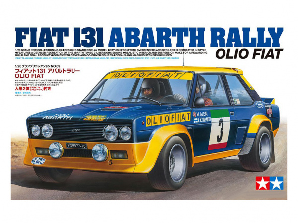 фото Сборная модель tamiya 1/20 автомобиль olio fiat abarth rally 20069