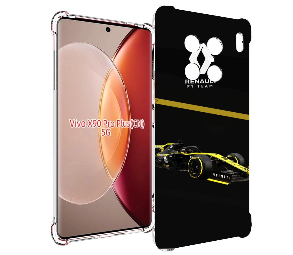 

Чехол MyPads рено renault 2 для Vivo X90 Pro Plus, Прозрачный, Tocco
