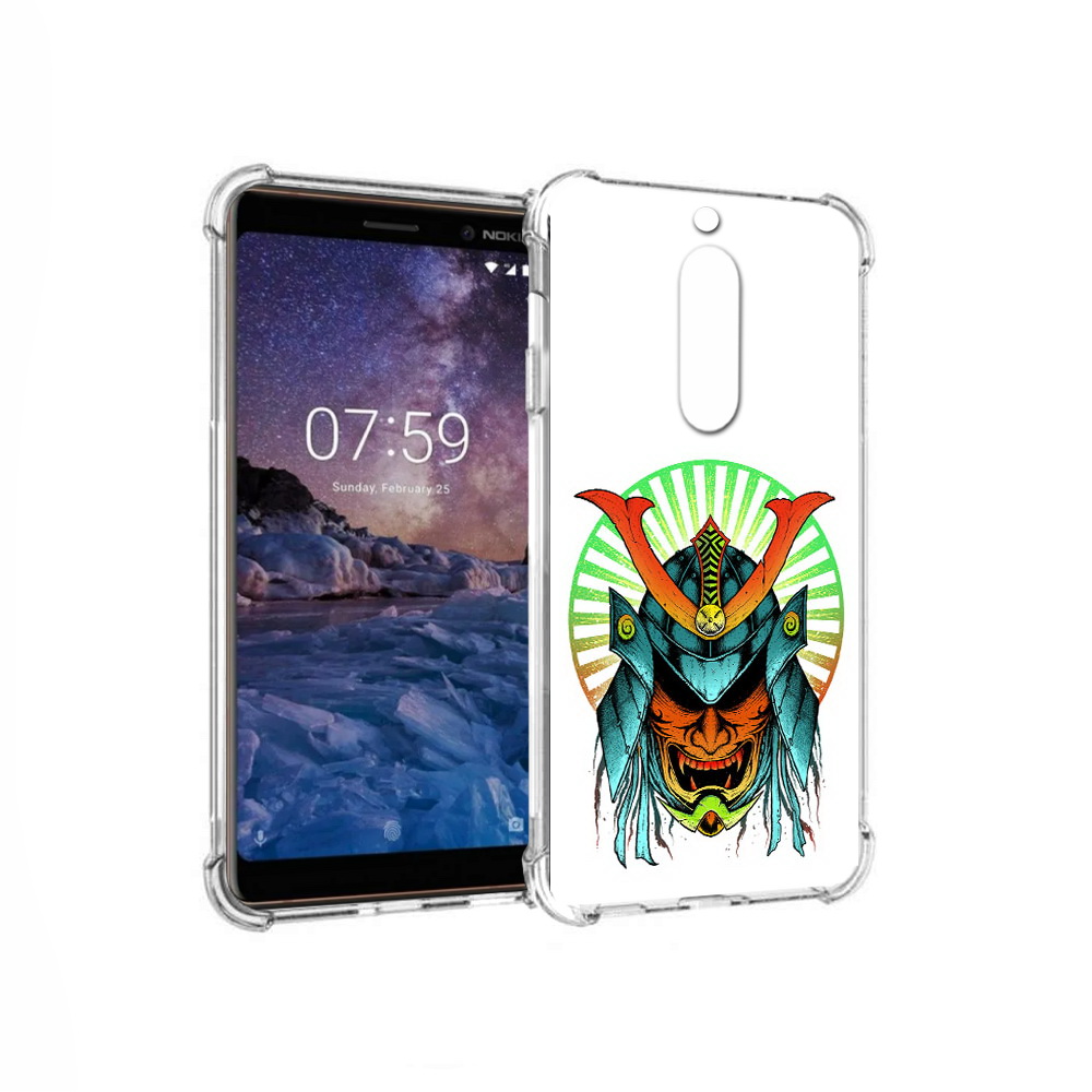 

Чехол MyPads Tocco для Nokia 7 ешимитсу рисунок (PT95887.123.345), Прозрачный, Tocco