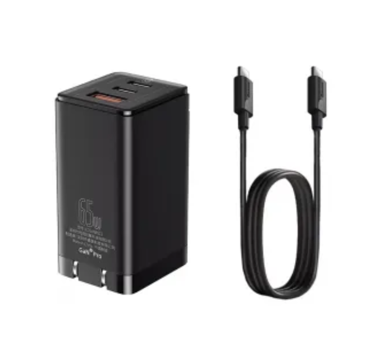 

Сетевое зарядное устройство Xiaomi Baseus GaN2 Pro Quick Charger 2C+U 65W CH Black, Сетевое зарядное устройство Xiaomi Baseus GaN2 Pro Quick Charger 2C+U 65W CH Black (CCGAN65UC)