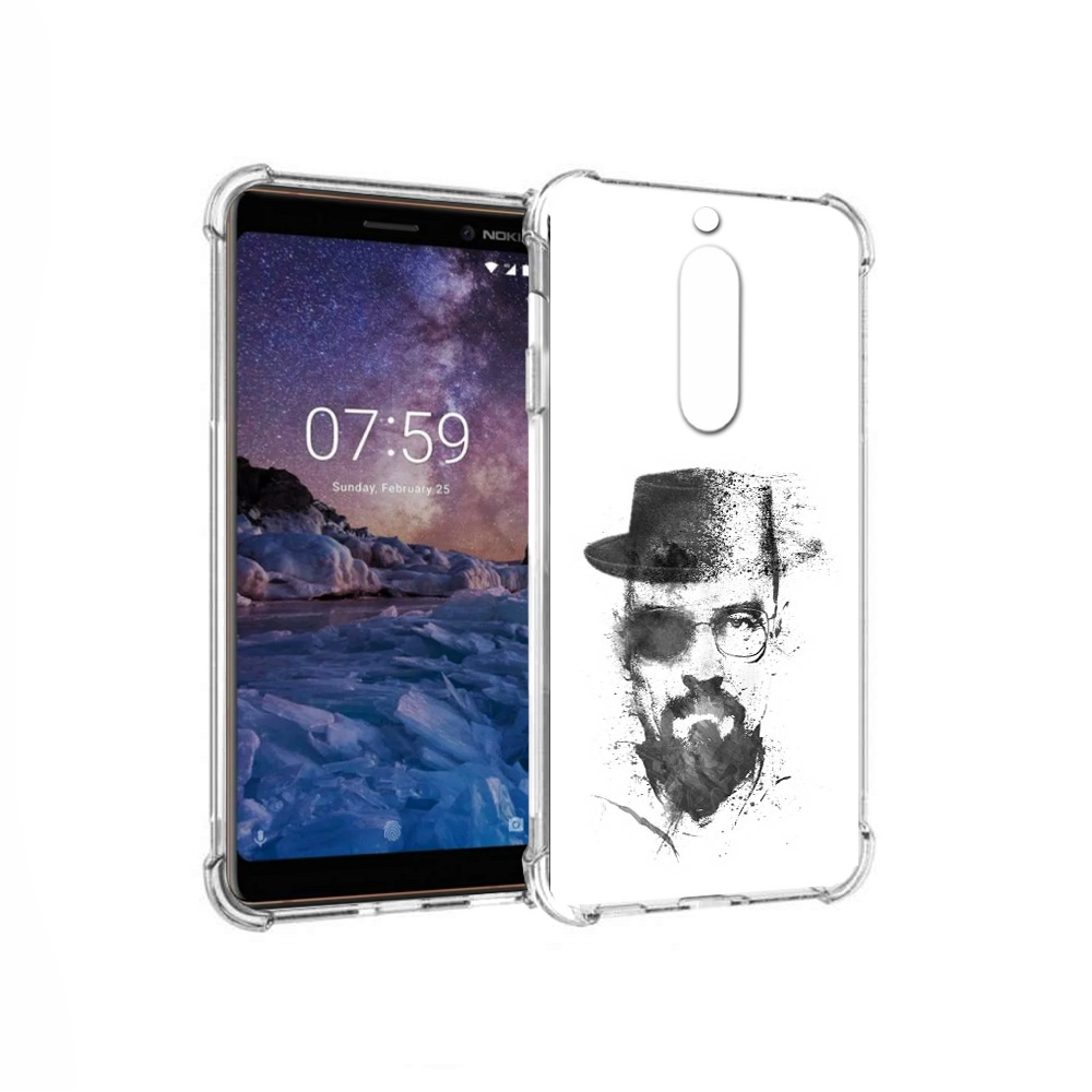

Чехол MyPads Tocco для Nokia 7 загадочный человек (PT95887.123.347), Прозрачный, Tocco