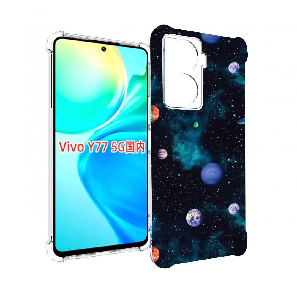 

Чехол MyPads космическое-пространство для Vivo Y77 5G, Прозрачный, Tocco