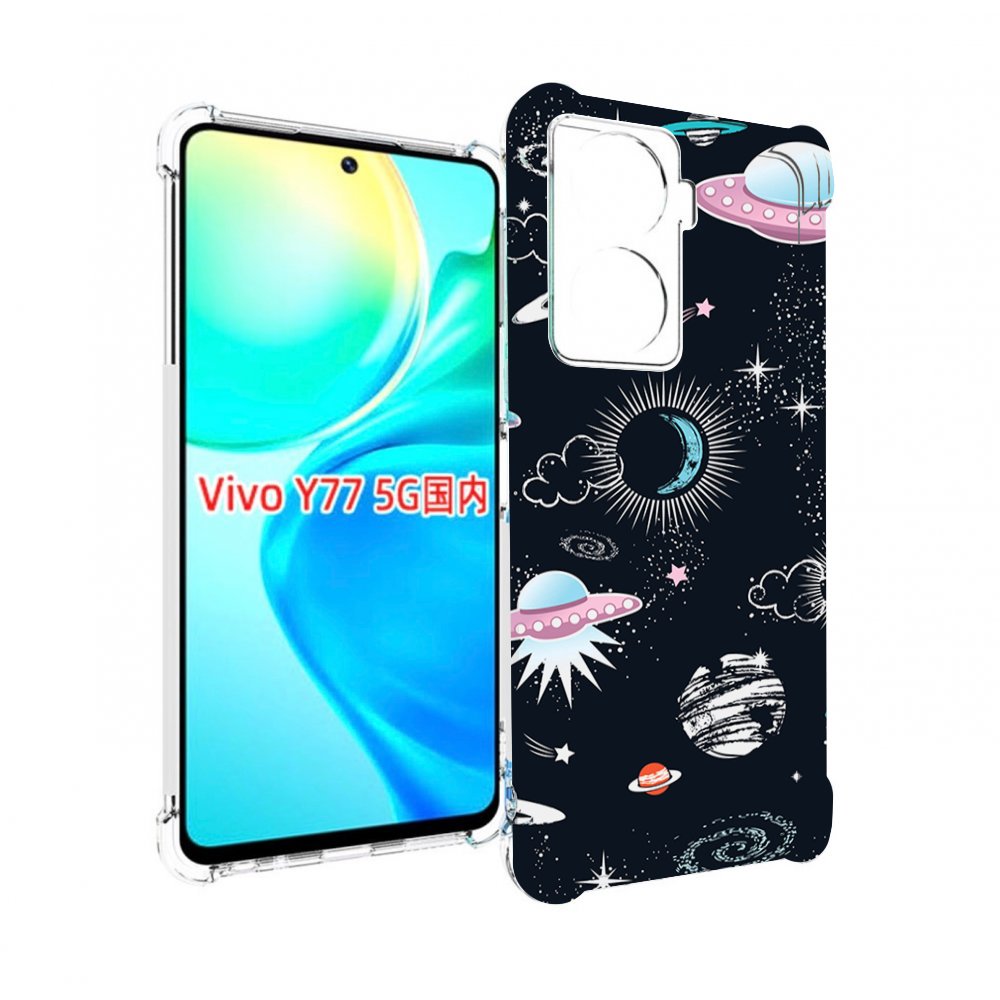 

Чехол MyPads космос-мини-картинки для Vivo Y77 5G, Прозрачный, Tocco