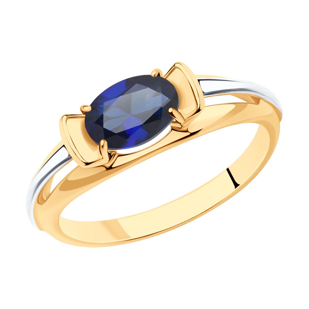 

Кольцо из серебра р. 16,5 SOKOLOV 88010071, корунд искусственный, 88010071
