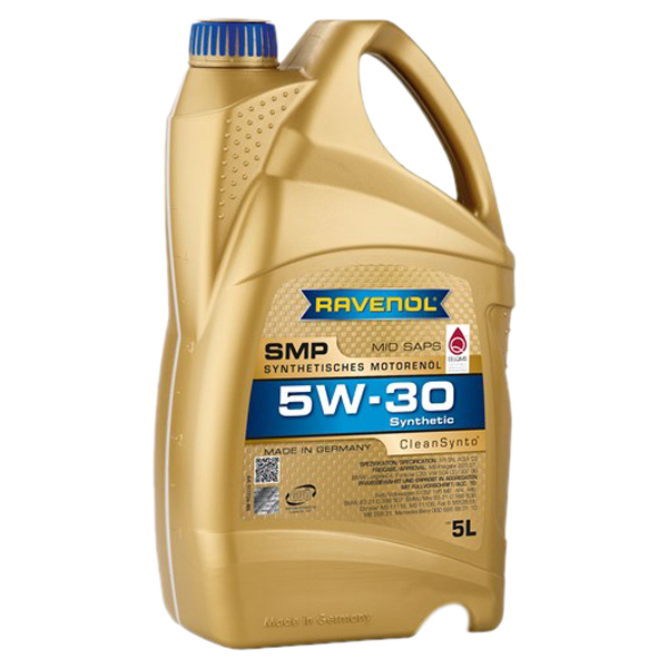 

Моторное масло Ravenol Sae 5w30 Smp 5л