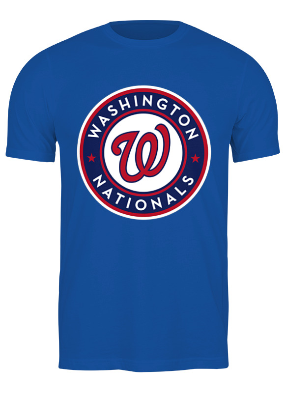 

Футболка мужская Printio Washington nationals 660752 синяя S, Синий, Washington nationals 660752