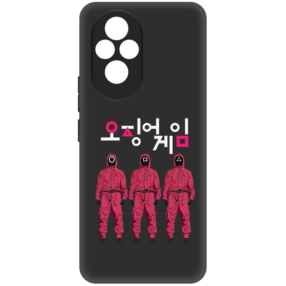 

Чехол-накладка Krutoff Soft Case Игра в кальмара-Персонал для Honor 200 черный
