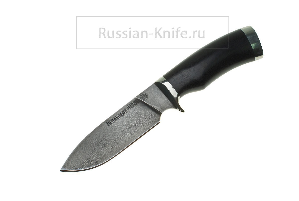 

Нож Бобр (сталь Р12М-быстрорез), граб