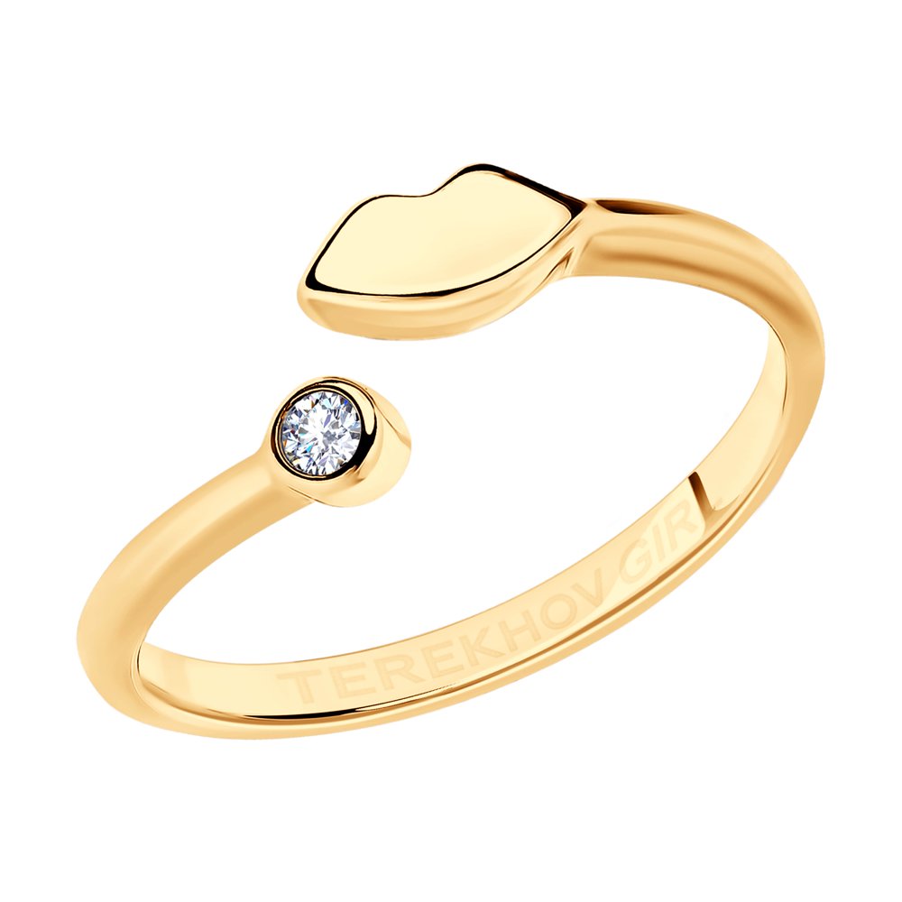 

Кольцо из серебра с фианитом р. 18 SOKOLOV 93010780, 93010780