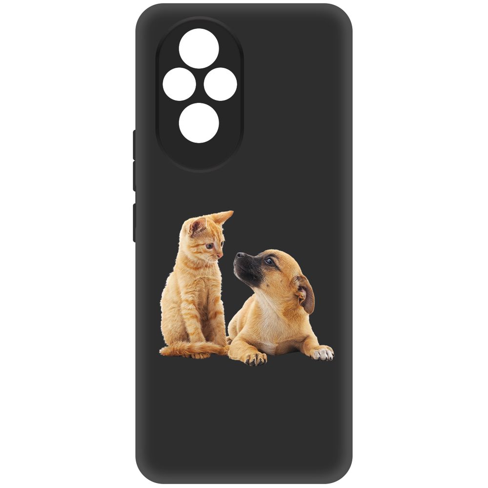 

Чехол-накладка Krutoff Soft Case Лучшие друзья для Honor 200 черный