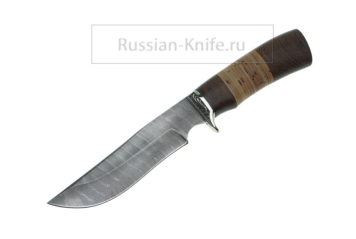 

Нож Цезарь (дамасская сталь), береста