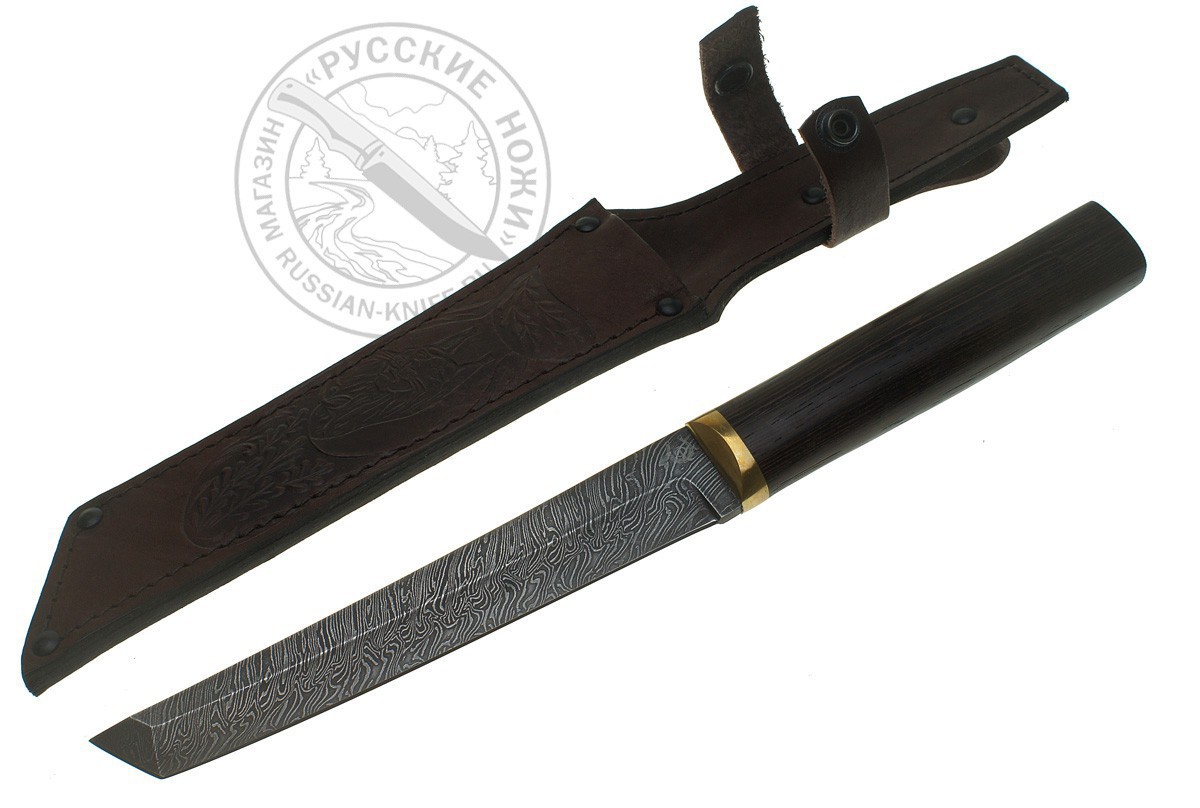 

Нож Японский (дамасская сталь), венге