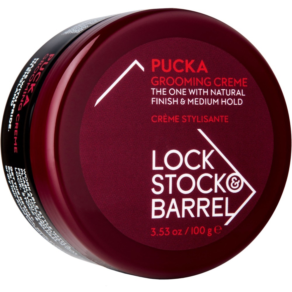 Средство для укладки волос Lock Stock and Barrel Pucka Grooming Creme 100 г lock stock barrel глина ультраматовая для скульптурирования дисордер ультра мейт клэй 100 г