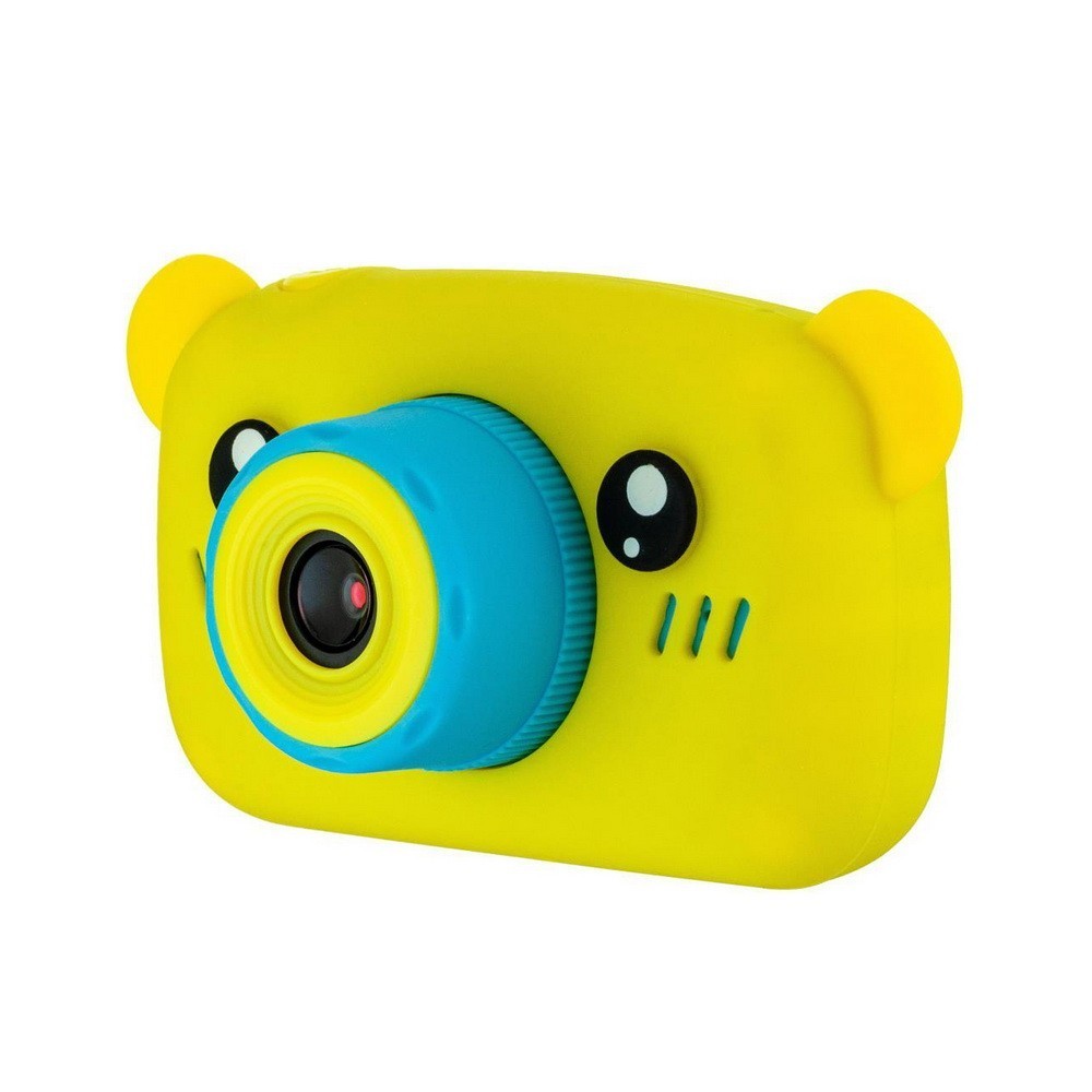 фото Детский фотоаппарат мишки kids fun camera, жёлтый nobrand