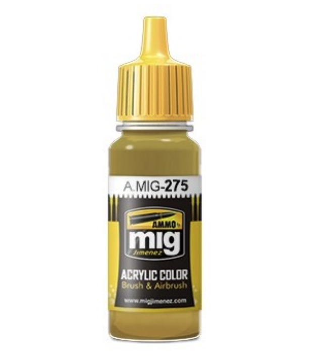 

Акриловая краска AMMO MIG Giallo Mimetico 3 FS33434 AMIG0275