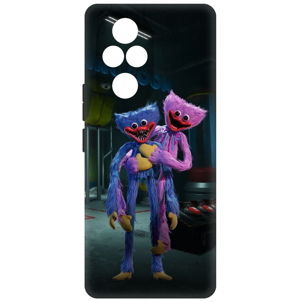 

Чехол-накладка Krutoff Soft Case Хаги Ваги и Киси Миси для Honor 200 Pro черный