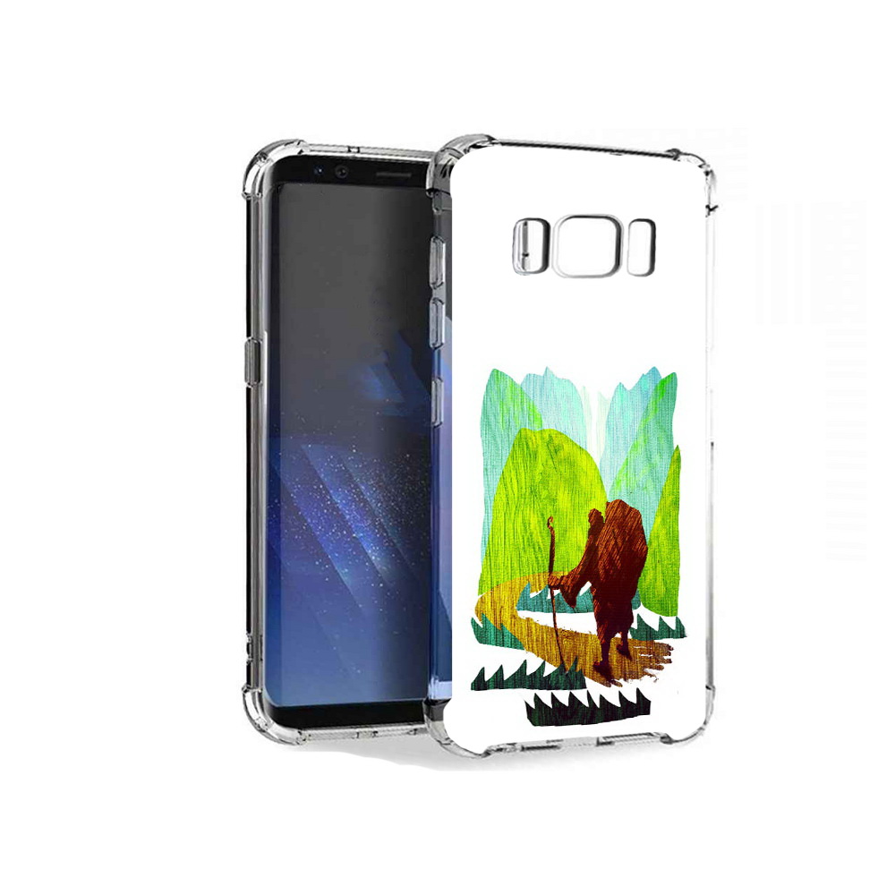 Чехол MyPads Tocco для Samsung Galaxy S8+ Лесная тропа