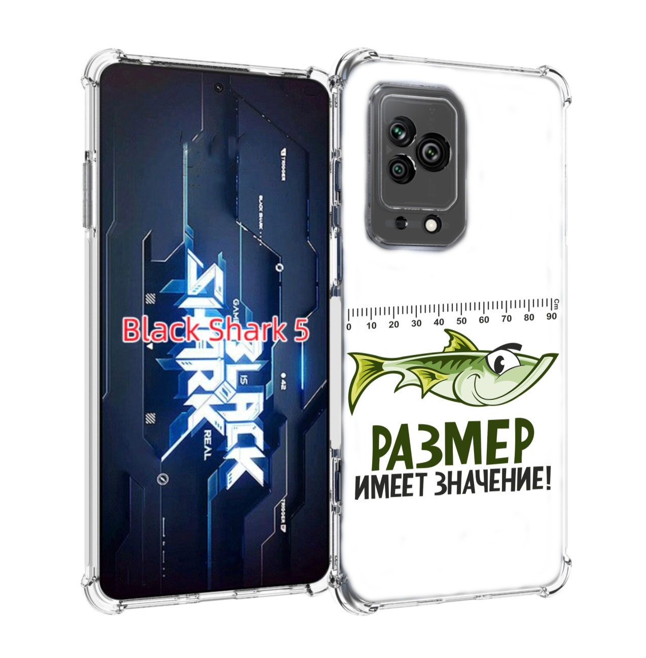 

Чехол MyPads размер не имеет значения для Xiaomi Black Shark 5, Прозрачный, Tocco