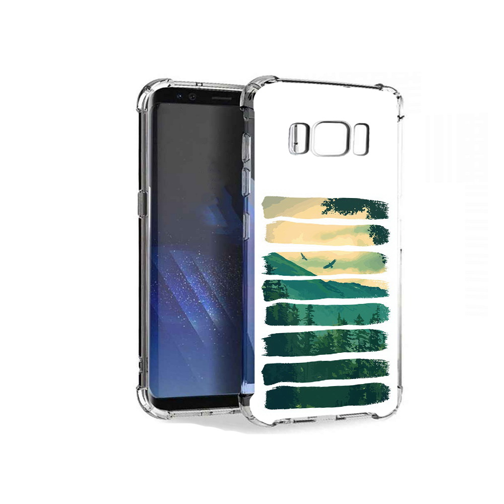Чехол MyPads Tocco для Samsung Galaxy S8+ Лесная чаща