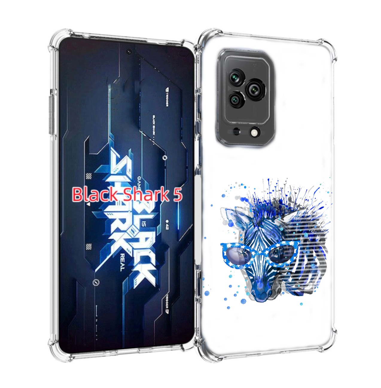 

Чехол MyPads расплывчатая зебра для Xiaomi Black Shark 5, Прозрачный, Tocco