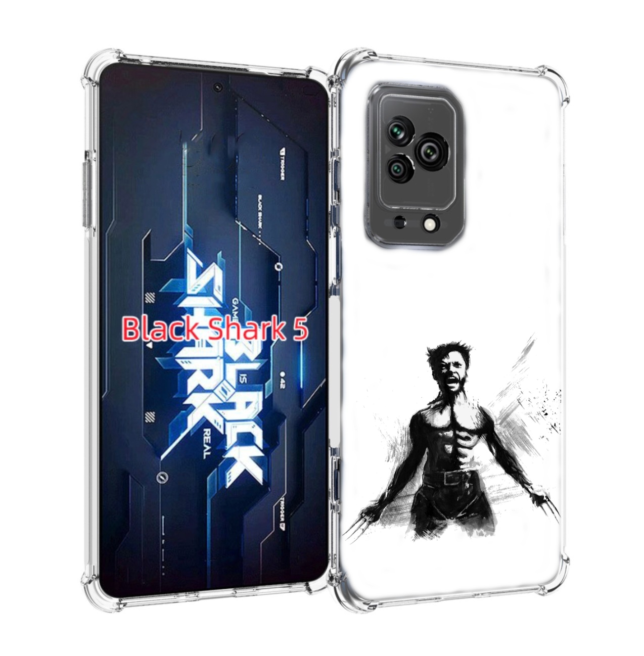 

Чехол MyPads росомаха для Xiaomi Black Shark 5, Прозрачный, Tocco