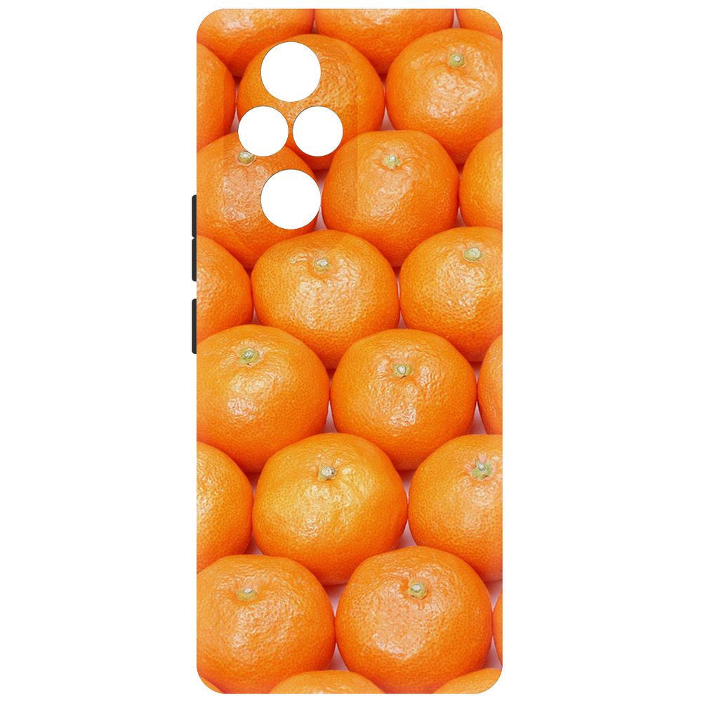 

Чехол-накладка Krutoff Soft Case Мандаринки для Honor 200 Pro черный