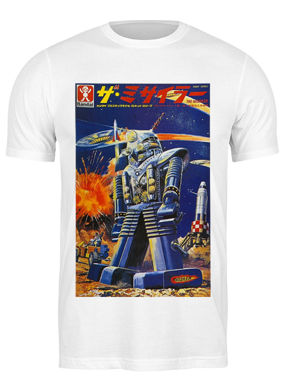 

Футболка мужская Printio Bad robot 669431 белая S, Белый, Bad robot 669431