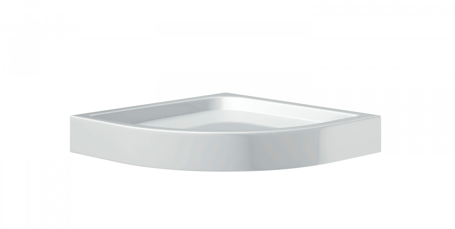 

AM.PM W90T-401-090W Gem, душевой поддон  круга, 90х90 с сифоном, белый