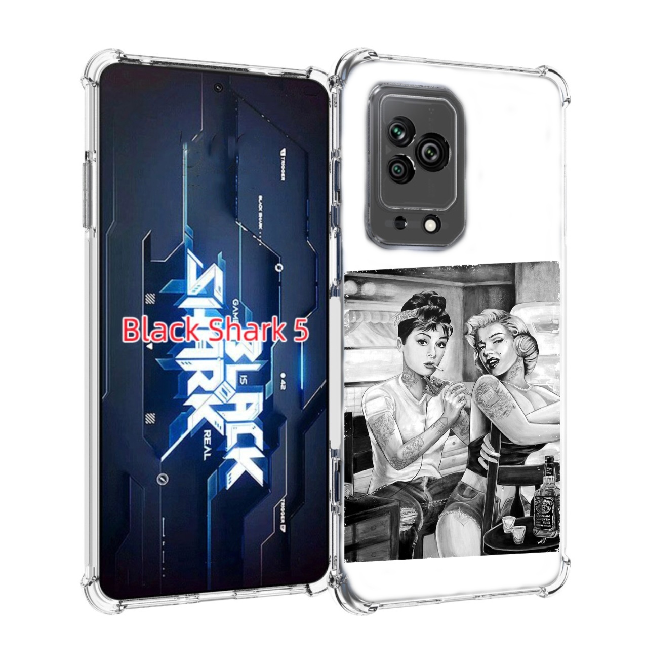 

Чехол MyPads тату мастер для Xiaomi Black Shark 5, Прозрачный, Tocco