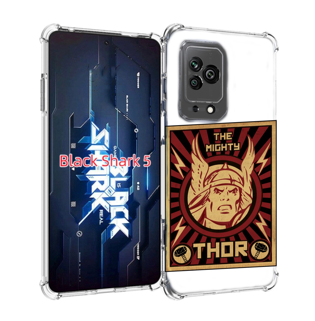 

Чехол MyPads тор лицо для Xiaomi Black Shark 5, Прозрачный, Tocco