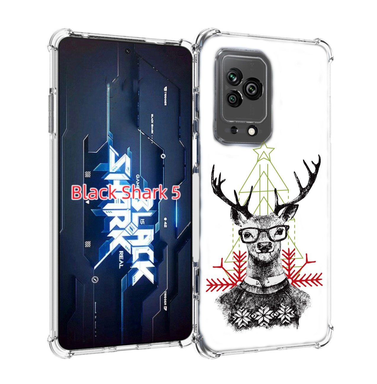 

Чехол MyPads умный олень для Xiaomi Black Shark 5, Прозрачный, Tocco