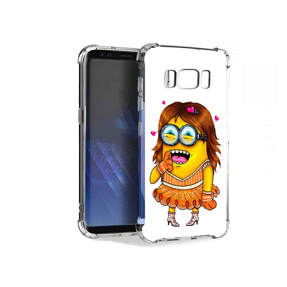 

Чехол MyPads Tocco для Samsung Galaxy S8+ Миньон девочка, Tocco