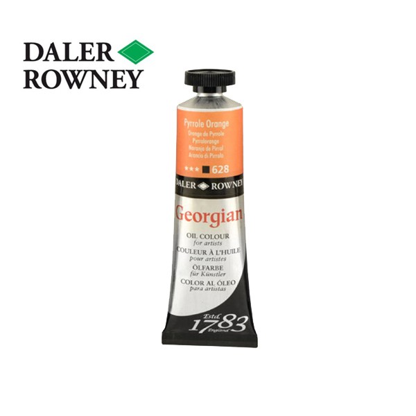 фото Daler rowney краска масляная daler-rowney georgian 38мл 628 оранжевый пиррол