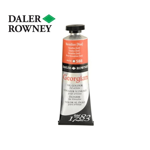 фото Daler rowney краска масляная daler-rowney georgian 38мл 588 киноварь (имитация)