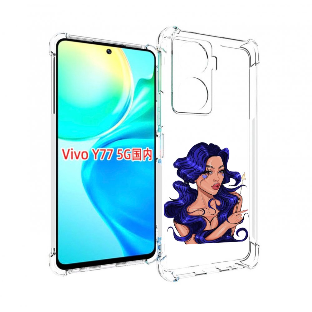 

Чехол MyPads красивая-девушка-с-синими-волосами женский для Vivo Y77 5G, Прозрачный, Tocco