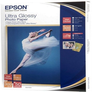 фото Epson фотобумага epson ultra glossy photo paper a4 (300 g/m2) 15 sheets c13s041927