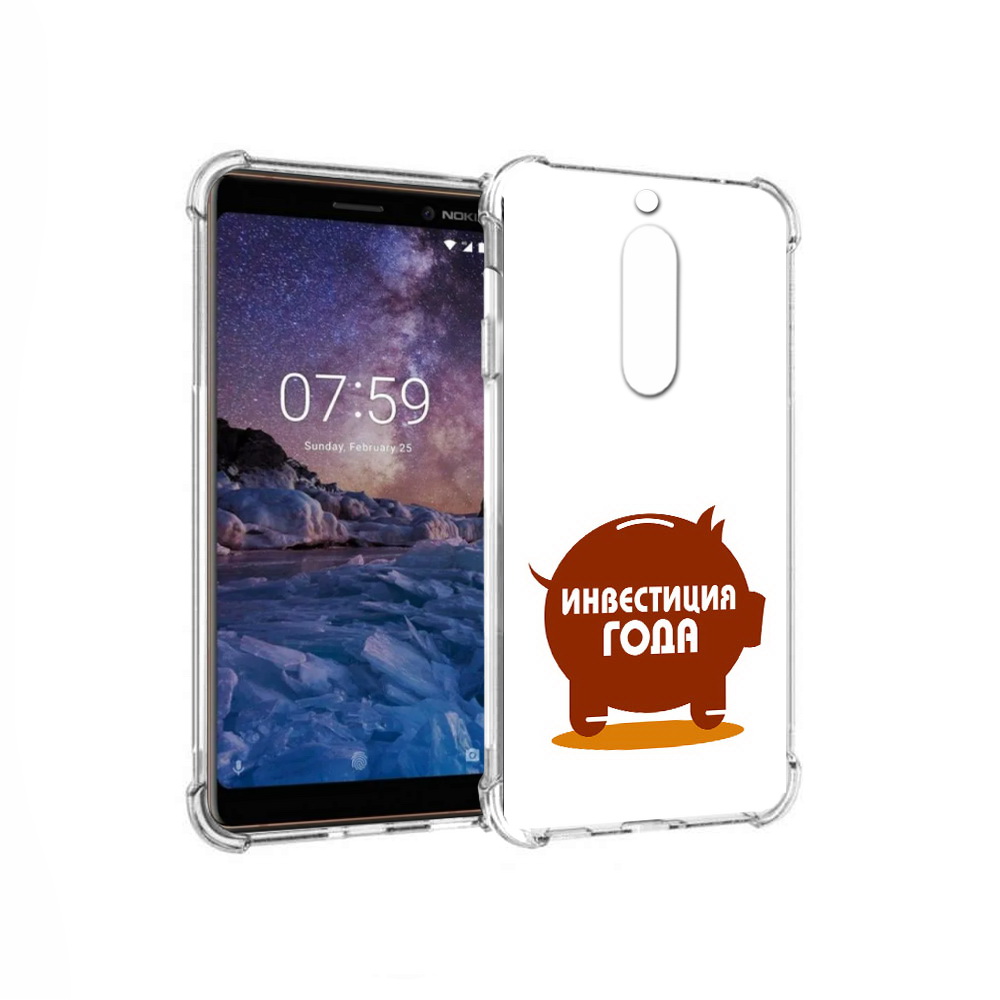

Чехол MyPads Tocco для Nokia 7 инвестиция (PT95887.123.376), Прозрачный, Tocco