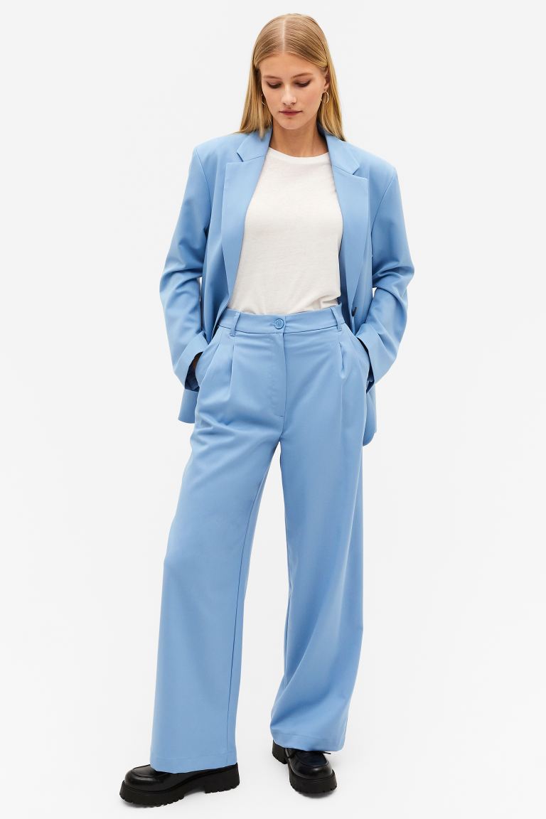 

Брюки женские Monki 1009470043 голубые 36 (доставка из-за рубежа), 1009470043