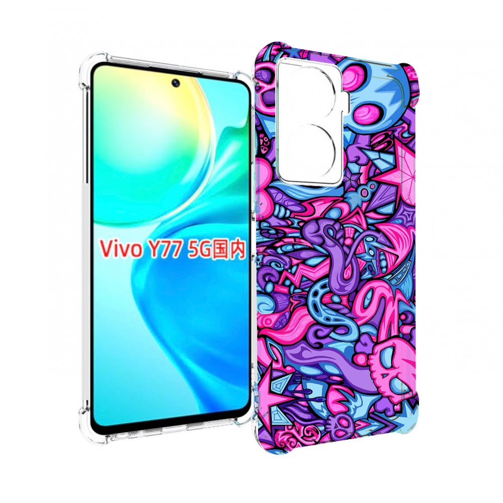 

Чехол MyPads крутой-паттерн для Vivo Y77 5G, Прозрачный, Tocco