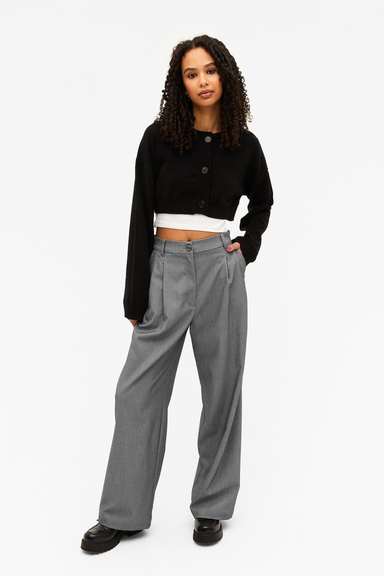 

Брюки женские Monki 1009470046 серые 50 EU (доставка из-за рубежа), 1009470046