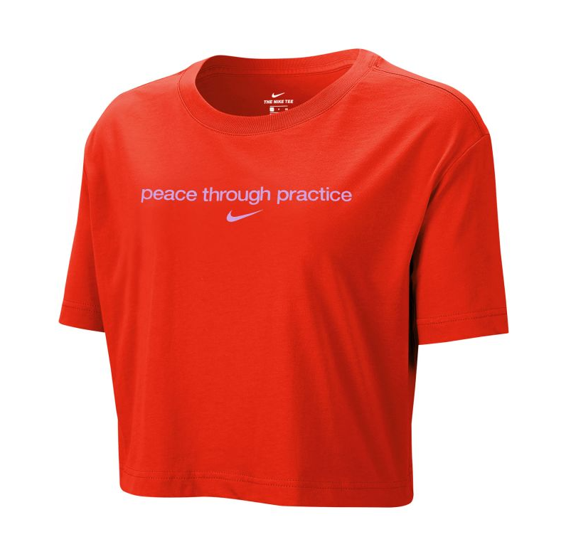 

Футболка женская Nike DJ6235 красная M, Красный, DJ6235